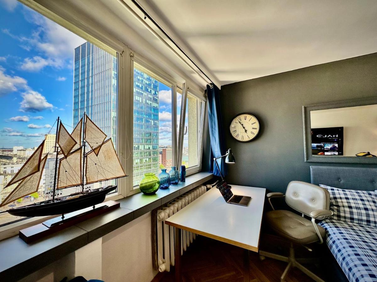 Super Apartament White Warszawa 2X Metro Scisle Centrum Wifi 300 Mbs New Экстерьер фото
