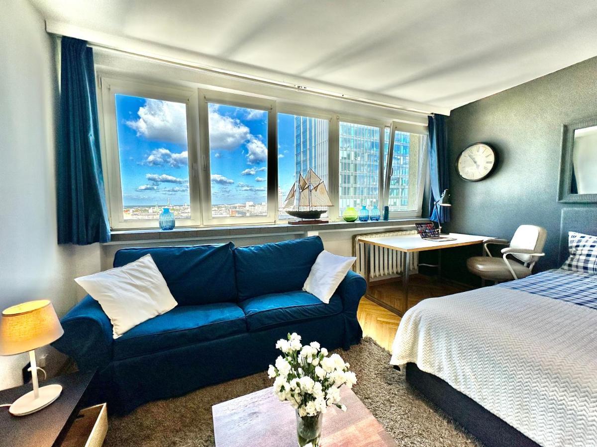 Super Apartament White Warszawa 2X Metro Scisle Centrum Wifi 300 Mbs New Экстерьер фото