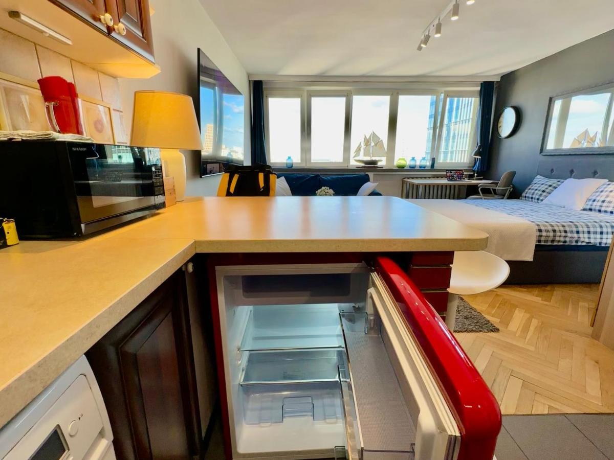 Super Apartament White Warszawa 2X Metro Scisle Centrum Wifi 300 Mbs New Экстерьер фото