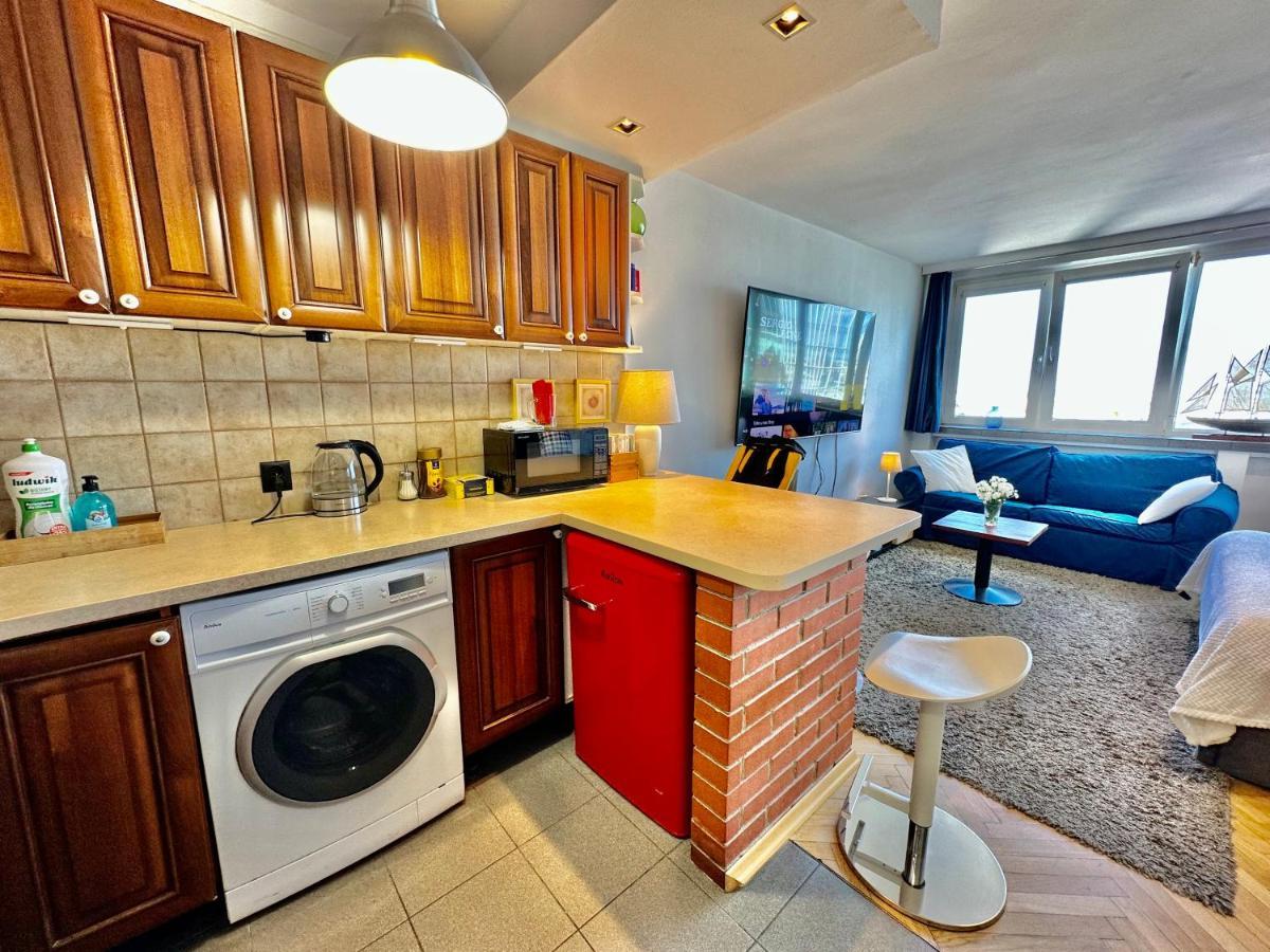 Super Apartament White Warszawa 2X Metro Scisle Centrum Wifi 300 Mbs New Экстерьер фото