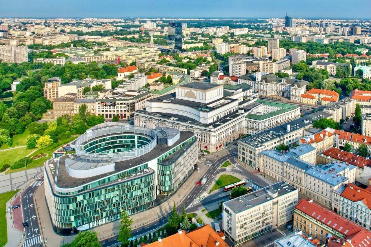 Super Apartament White Warszawa 2X Metro Scisle Centrum Wifi 300 Mbs New Экстерьер фото